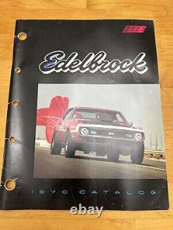 Edelbrock 1970 Catalog Original VINTAGE Hot Rod Intake Manifolds Carbs Head NHRA