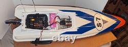 Estate find vintage LARGE RC racing boat