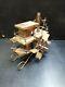 For Parts Vintage Copper Tin River Paddle Boat Music Box Plays Up The Lazy River