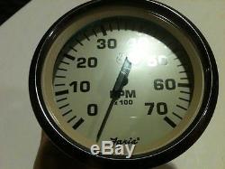 Faria Tachometers/Guages TC9274B Blue/Tan metalic 7000RPM Vintage, Classic, Retro