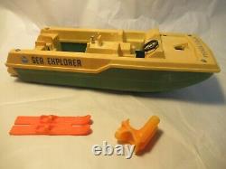 Fisher Price Sea Explorer Toy Boat Vintage 1976 Parts Missing Free USA Shipping