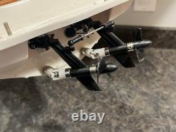 For Parts Repair Traxxas Villain IV Chaparral Vintage RC Boat Incomplete Descr