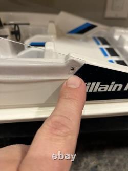 For Parts Repair Traxxas Villain IV Chaparral Vintage RC Boat Incomplete Descr