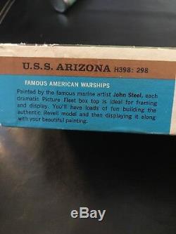 For Parts Vintage Revell U. S. S. Arizona Motorized Model Kit Ship Boat