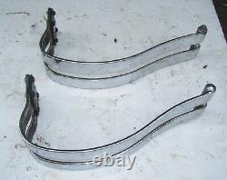 Ford Model A 1928 1929 Chrome Rear Bumpers Pair Nice