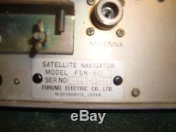 Furuno FSN-80Vintage SatNav Satellite Navigator Marine Radar System