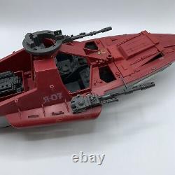 GI Joe Vintage 1985 Cobra Moray Hydrofoil Boat with Driver Lamprey + Gun and Parts