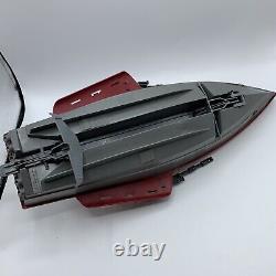 GI Joe Vintage 1985 Cobra Moray Hydrofoil Boat with Driver Lamprey + Gun and Parts