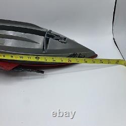 GI Joe Vintage 1985 Cobra Moray Hydrofoil Boat with Driver Lamprey + Gun and Parts