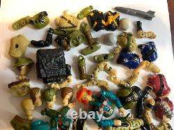 GI Joe Vintage LOT LOADS OF PARTS LEGS, ARMS VEHICLES CANNON PLANE AND BOATS