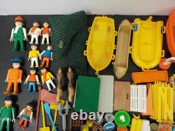 G 312 Playmobil vintage Lot figures parts accessories MASSIVE pile boats +