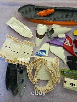 Genuine Lego Boat & Plane Parts Bundle Wing Cockpit Hull Ship Fuselage Weight