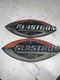 Glastron Boat Name Plate Placard Emblem Pair Vintage Marine Parts