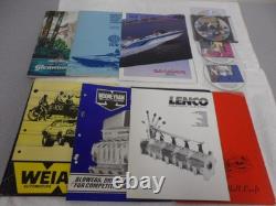 Great Collection of 16 Items Vintage Performance Boat Parts Catalogs & DVD'S