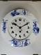 Gustav Becker Porcelain Wall Clock Dutch Boat Ocean Lighthouse Parts Or Repair