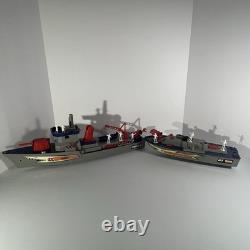 HG TOYS THE SEA SHARKS MISSILE FLEET BOATS MISSING PARTS SHIPS Vintage