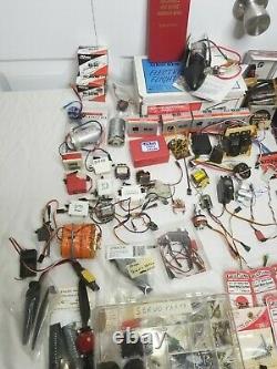 HUGE Servo RC Boat Plane Car Truck Lot Motors Parts Wiring VTG NewithUsed READ