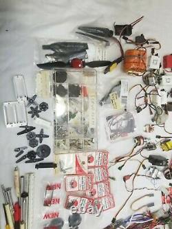 HUGE Servo RC Boat Plane Car Truck Lot Motors Parts Wiring VTG NewithUsed READ