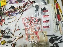 HUGE Servo RC Boat Plane Car Truck Lot Motors Parts Wiring VTG NewithUsed READ