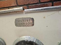 Hubert Johnson Vintage Boat Control Panel Untested For Parts Teleflex