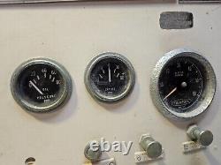 Hubert Johnson Vintage Boat Control Panel Untested For Parts Teleflex