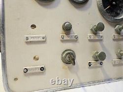 Hubert Johnson Vintage Boat Control Panel Untested For Parts Teleflex