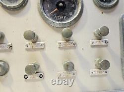 Hubert Johnson Vintage Boat Control Panel Untested For Parts Teleflex