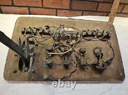 Hubert Johnson Vintage Boat Control Panel Untested For Parts Teleflex