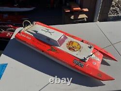 Huge Estate Vintage R/C Nitro Boat Collection Loads Of NOS Parts Bring A Truck
