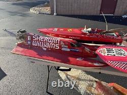 Huge Estate Vintage R/C Nitro Boat Collection Loads Of NOS Parts Bring A Truck