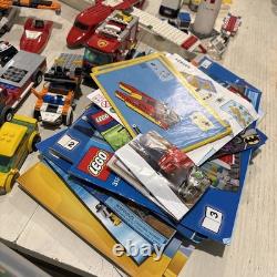 Huge LEGO vintage lot Firetrucks, Boats, Airplanes, Minifigures, Asst Parts