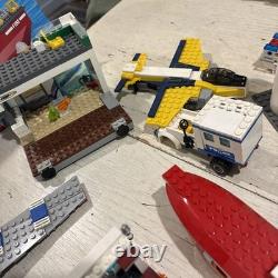 Huge LEGO vintage lot Firetrucks, Boats, Airplanes, Minifigures, Asst Parts