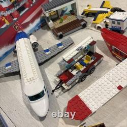 Huge LEGO vintage lot Firetrucks, Boats, Airplanes, Minifigures, Asst Parts