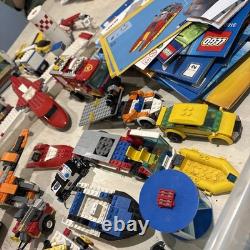 Huge LEGO vintage lot Firetrucks, Boats, Airplanes, Minifigures, Asst Parts