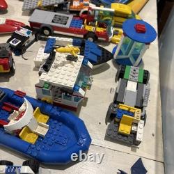 Huge LEGO vintage lot Firetrucks, Boats, Airplanes, Minifigures, Asst Parts