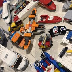 Huge LEGO vintage lot Firetrucks, Boats, Airplanes, Minifigures, Asst Parts