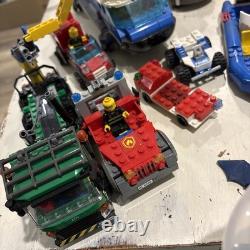 Huge LEGO vintage lot Firetrucks, Boats, Airplanes, Minifigures, Asst Parts