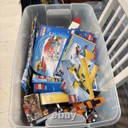 Huge LEGO vintage lot Firetrucks, Boats, Airplanes, Minifigures, Asst Parts