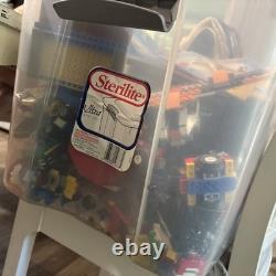 Huge LEGO vintage lot Firetrucks, Boats, Airplanes, Minifigures, Asst Parts