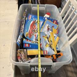 Huge LEGO vintage lot Firetrucks, Boats, Airplanes, Minifigures, Asst Parts