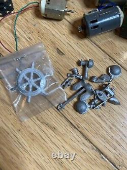 Huge Lot Vintage RC Boat Parts And Motors Dumas Electric Motor & Much More A75