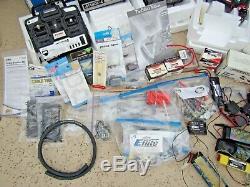 Huge Lot Vintage Rc Remote Control Airplane Car Boat Parts Futaba Hitec Servos