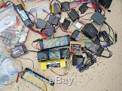 Huge Lot Vintage Rc Remote Control Airplane Car Boat Parts Futaba Hitec Servos