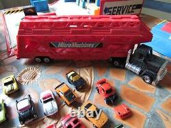 Huge Lot of Vintage Galoob Micro Machines Cars, Planes, Boats, Military, Parts