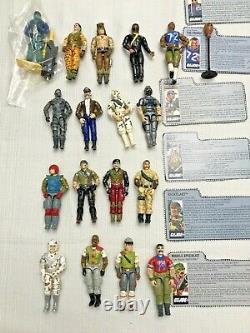 Huge Vintage GI Joe Figures + Accessories + Parts Lot