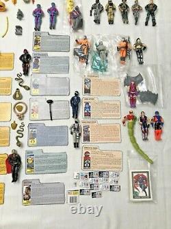 Huge Vintage GI Joe Figures + Accessories + Parts Lot