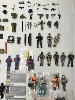 Huge Vintage GI Joe Figures + Accessories + Parts Lot