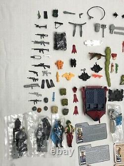 Huge Vintage GI Joe Figures + Accessories + Parts Lot