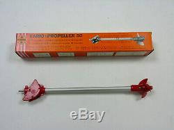 I-EM9309 RARE Vintage Marx Vario Prop 50 + Mount R/C Boat Parts New Boxed