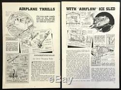 Ice Boat PropDrive Snow Plane 1937 HowTo build PLANS from Ford Model T parts